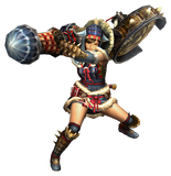 MHP3-Hunting Horn Equipment Render 001