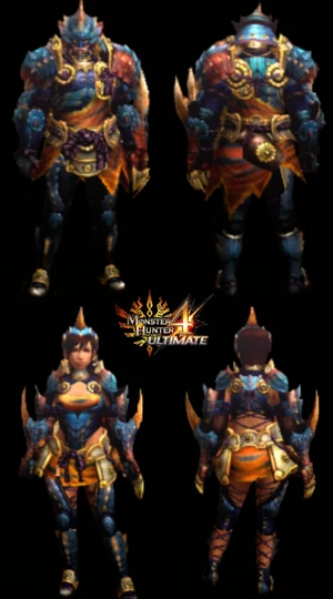 Tetsucabra Armor (Gunner) (MH4U) | Monster Hunter Wiki | Fandom