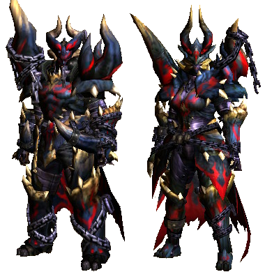 Monster Hunter Black Diablos Armor (Long Sword) by Gegopat on DeviantArt