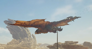 Rathalos in the Monster Hunter Wilds reveal trailer.