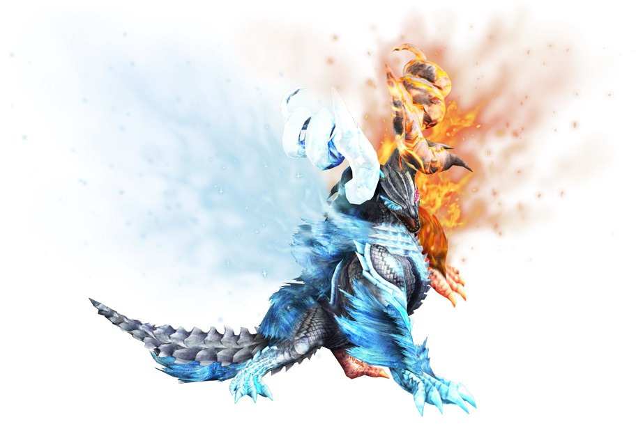 fire and ice monster hunter world