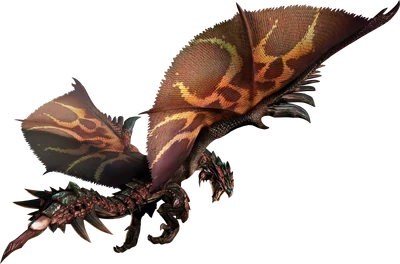 MHGen-Dreadking Rathalos Render 001