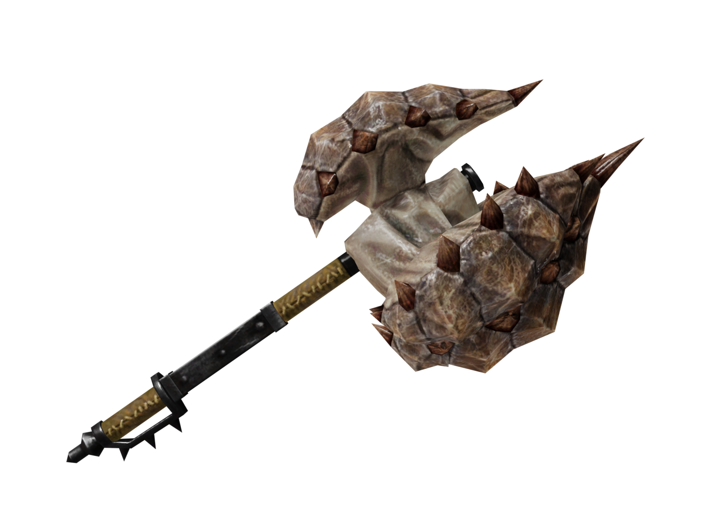 Stuffed Diablos Hunter layered weapon (Hammer)