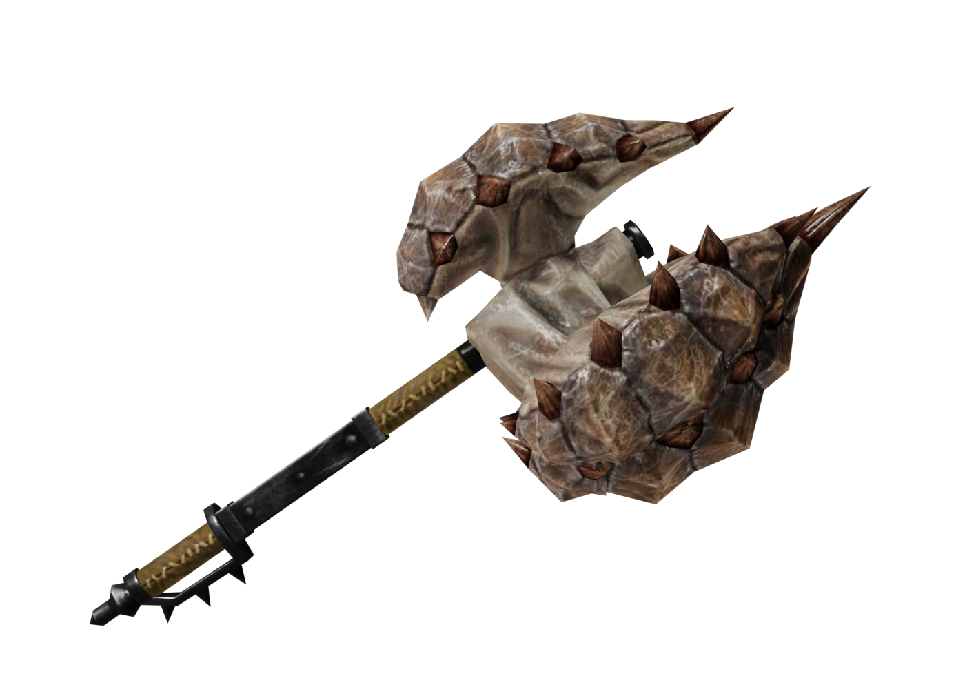 Stuffed Diablos Hunter layered weapon (Hammer) for Nintendo