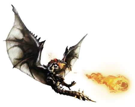 MH4-Silver Rathalos Render 001