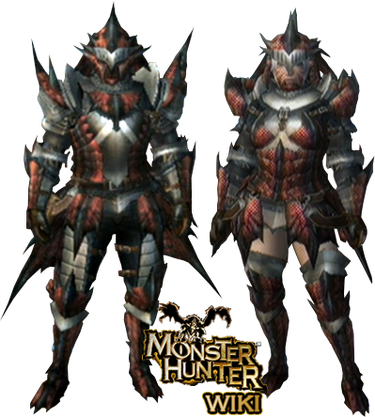 Rathalos Armor Blademaster Mh4u Monster Hunter Wiki Fandom