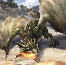 TEPPEN Card RATHALOS 005 Artwork