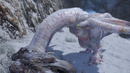 A Khezu eating a Popo corpse