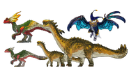 Concept Artwork with Larinoth, Maccao, and Malfestio