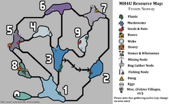 Frozen seaway gather points