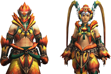 Golden Lune Z Armor (Blademaster) (MH4U) | Monster Hunter