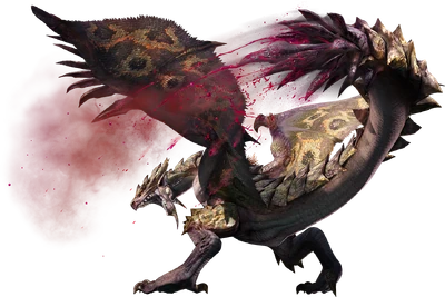 MHGen-Dreadqueen Rathian Render 001