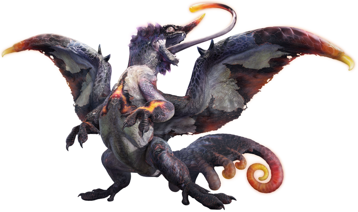 Renders for the new monsters of Monster Hunter Rise!