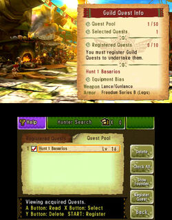 MH4U-Guild Quests Screenshot 002