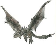 Specific Individual Silver Rathalos MHFG Render