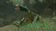 A Pukei-Pukei yawning in the Flooded Forest