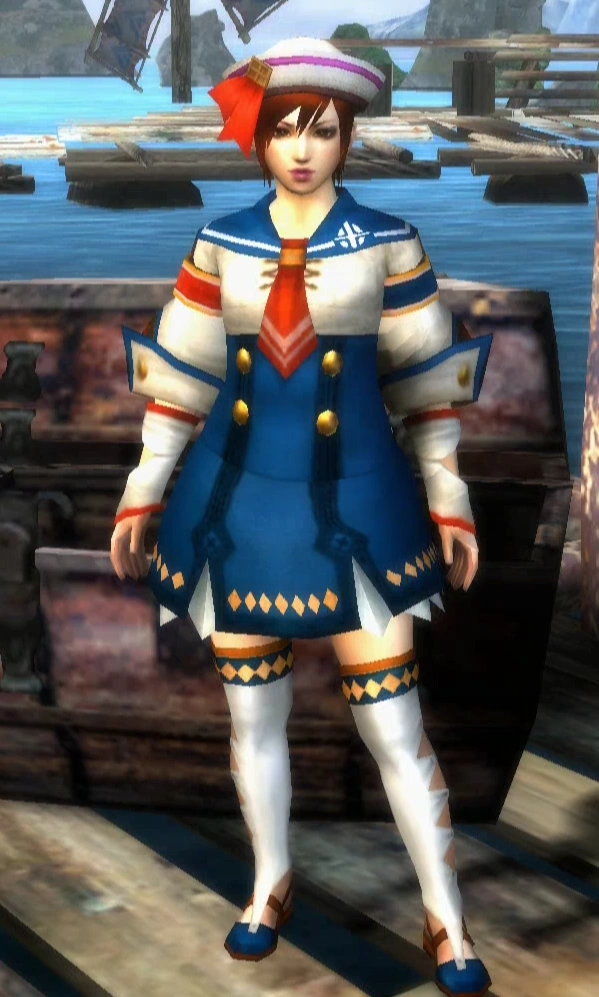 Sailor Armor (Blademaster) (MH3U) Monster Hunter Wiki Fandom