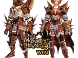 Rathalos X Armor (Blade) MHFU