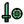 Sword and Shield Icon Green