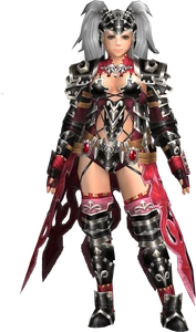 FrontierGen-Amista Armor (Female) (Both) (Front) Render 001
