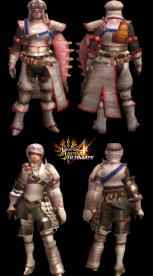 Khezu Armor (Gunner) (MH4U) | Monster Hunter Wiki | Fandom