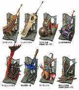 Several weapon figures