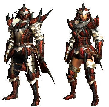 Rathalos Armor Blademaster Mhgu Monster Hunter Wiki Fandom