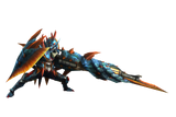 MH3U-Gunlance Equipment Render 001