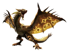 MH4-Gold Rathian Render 001
