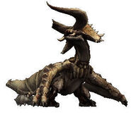 One-Horned Diablos 2nd Generation Render