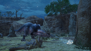 An Anjanath marking territory