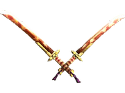 Category Mhgu Dual Blades Monster Hunter Wiki Fandom All weapons have unique properties relating to their attack power, elemental damage and various different looks. mhgu dual blades monster hunter wiki