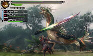 MH3G-Green Plesioth Screenshot 01