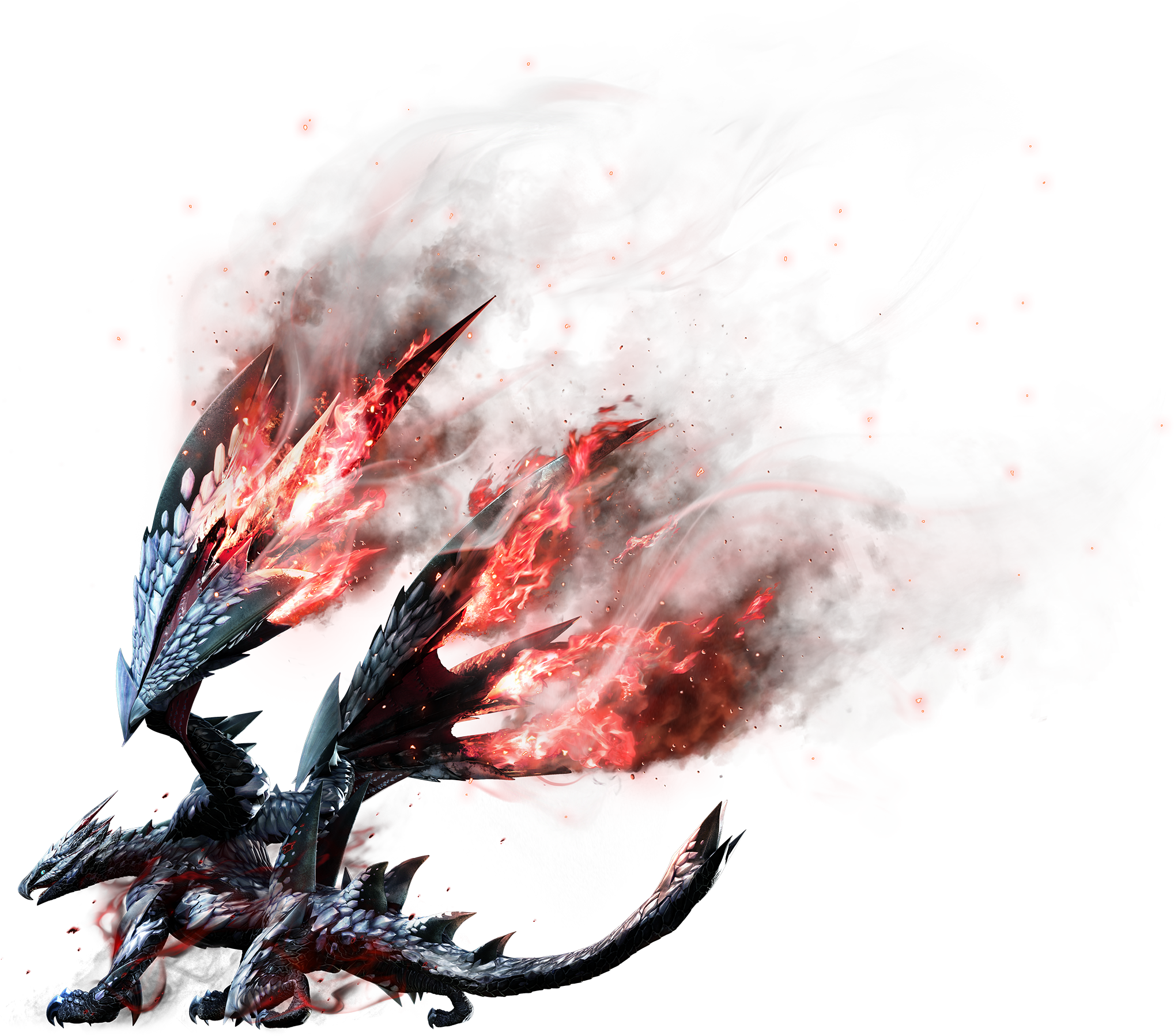 Crimson Glow Valstrax  Monster Hunter Rise Wiki