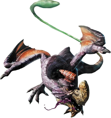 Purple Gypceros MH4 Render
