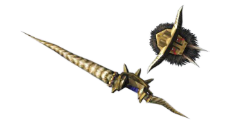 Kogath on X: Official Lance render for Monster Hunter XX: Massacre Demon  Diablos Lance and male Massacre Demon Diablos Blademaster armor #MHXX   / X