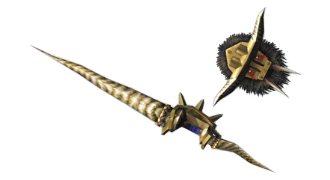 Kogath on X: Official Lance render for Monster Hunter XX: Massacre Demon  Diablos Lance and male Massacre Demon Diablos Blademaster armor #MHXX   / X