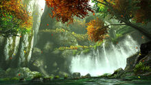 Picos Nublados 渓流