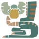 MH4U-Icono Yian Kut-Ku Azul