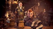 Lea junto a Aiden al comienzo de Monster Hunter: World