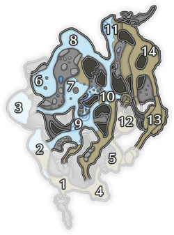 MHRise-Mapa Grutas de Lava Subterráneo