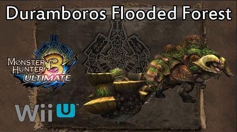 MH3U - Duramboros - Monster Hunter 3 Ultimate Lizardman19 Gameplay (Gamepad View)