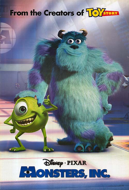 Hidden Movie Details on X: In monsters inc (2001), the monsters use doors  as portals to enter the human world and harvest energy by scaring children.  In monsters university (2013), since the