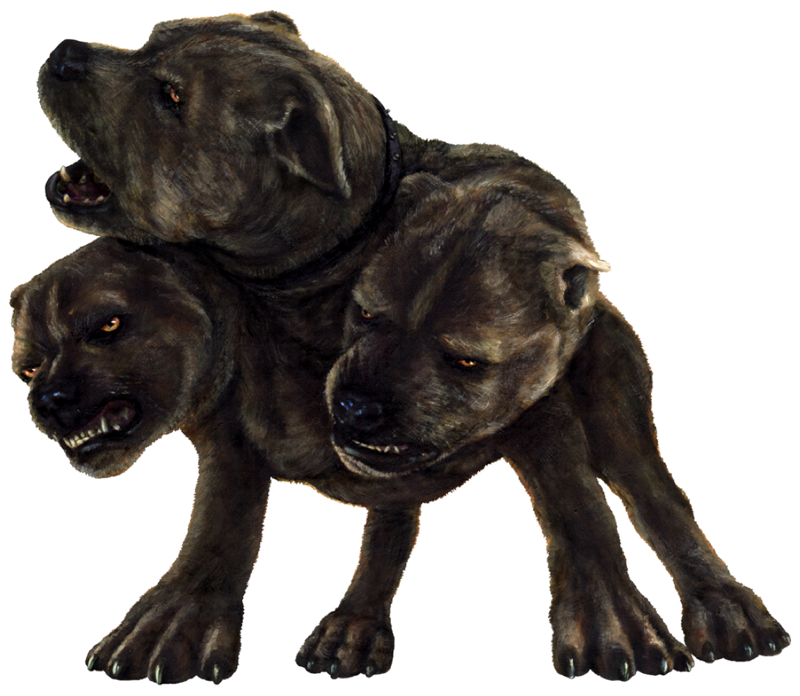 two headed dog monster