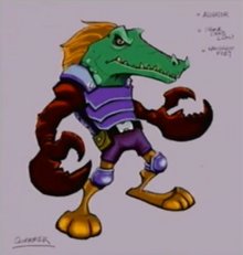 Alligator-Crab-Kangaroo Mutant