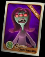 Carrie scare card but with a picture of Britney on it