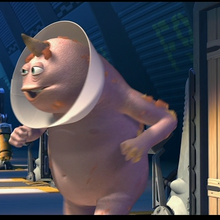George Sanderson Monsterpedia Fandom Click to see sulley as he appears in monsters university. george sanderson monsterpedia fandom
