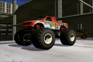 Destroyer as it appears in Monster Jam and Monster Jam: Urban Assault.