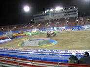 Doing a practice run at World Finals X.