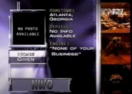 nWo's very secretive Info.